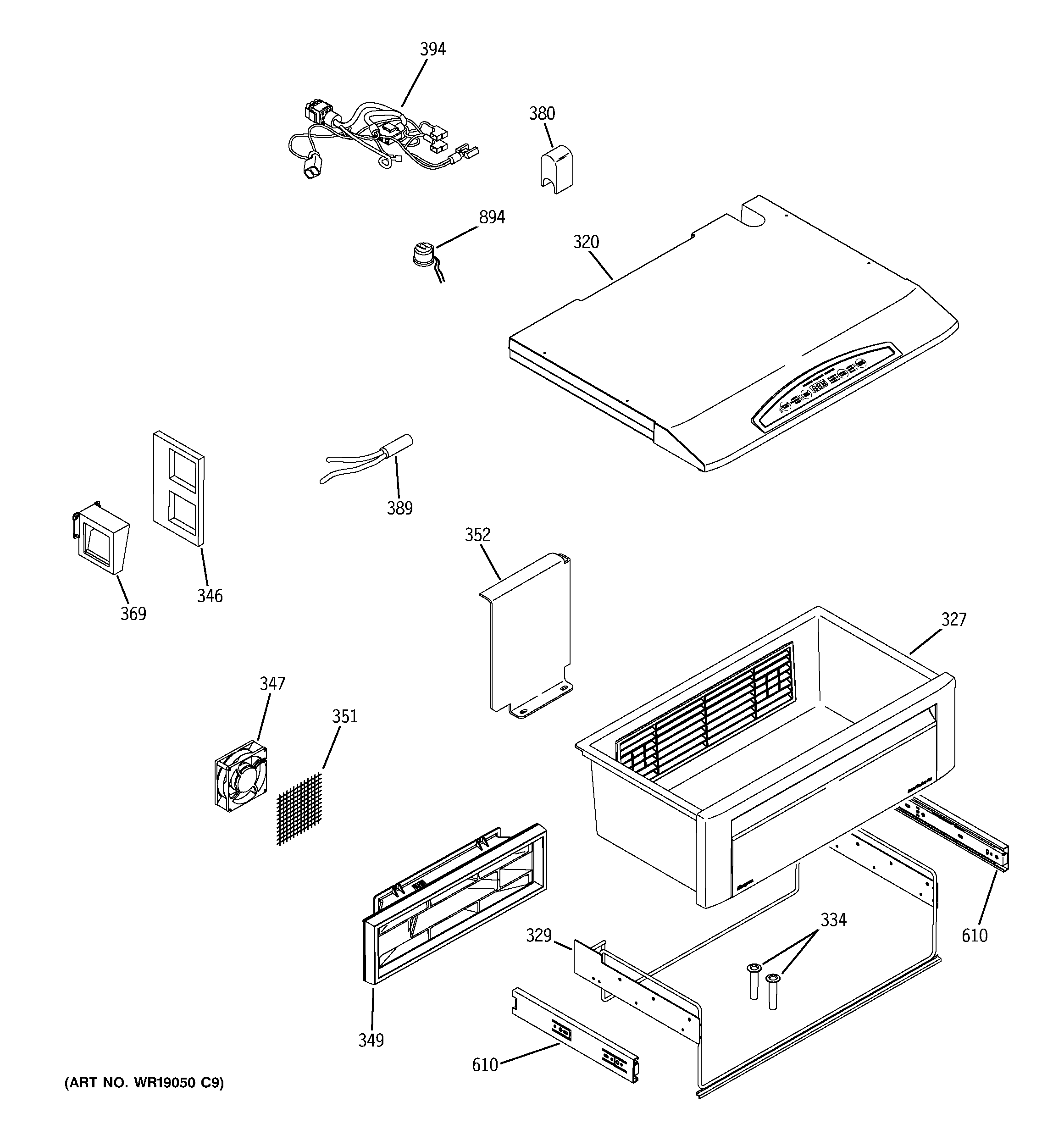 GE ZSEP420DYASS quick chill diagram