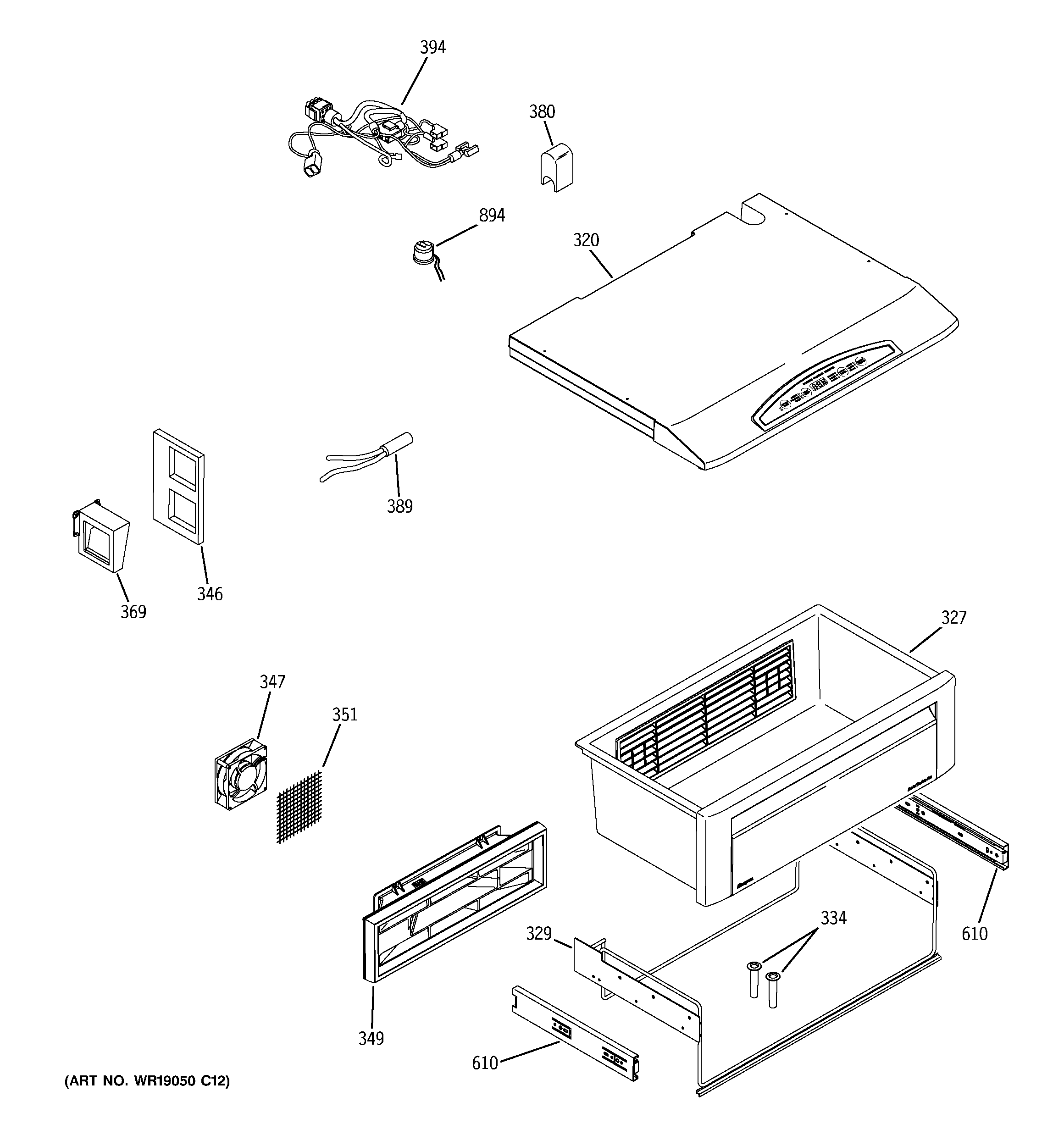 GE ZSEP480DYASS quick chill diagram