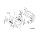 GE JBP49WK1WW control panel diagram