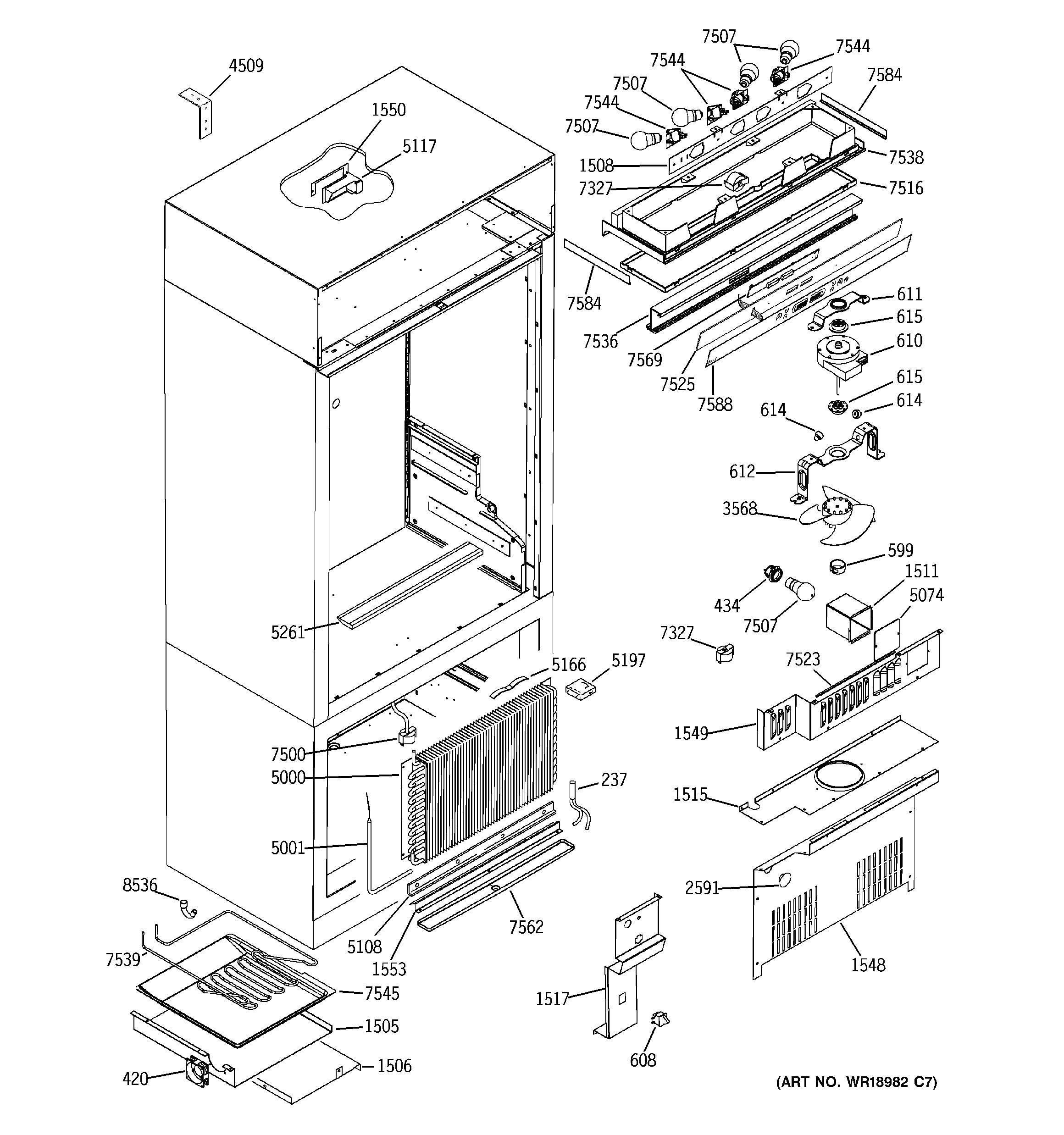 GE ZICS360NXALH controls & components diagram
