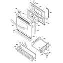 GE JGBS19DEN8BB door & drawer parts diagram