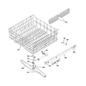 GE ZBD6910P30BB upper rack assembly diagram