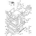 GE JGBP27DEM6WW body parts diagram