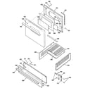 GE AGBS300PK6BB door & drawer parts diagram