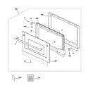 GE ZSC1000KBB02 door parts diagram