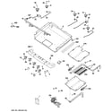 GE PGB910SET1SS gas & burner parts diagram