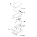 GE ZGU364NDP5SS griddle assembly diagram