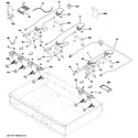 GE ZGU366LP4SS gas & burner parts diagram