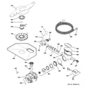 GE ZBD0700N20II motor-pump mechanism diagram