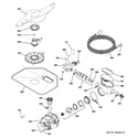 GE ZBD6890K10II motor-pump mechanism diagram