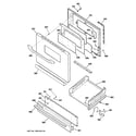 Hotpoint RGB526DET1BB door & drawer parts diagram