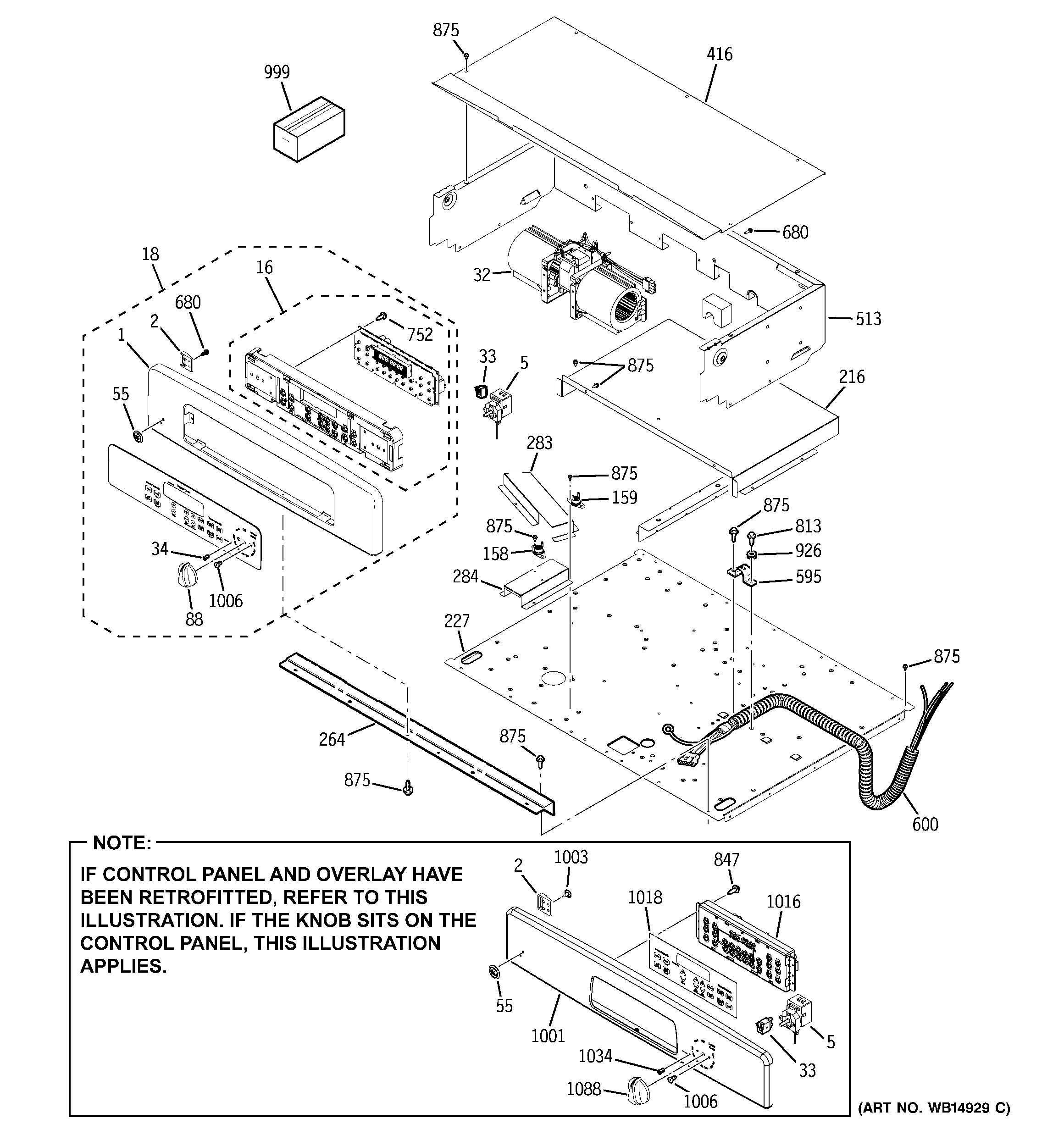 GE JTP35CM1CC control panel diagram