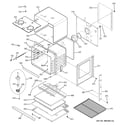 GE JTP35CM1CC lower oven diagram