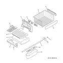 GE PDCS1NCZHRSS freezer shelves diagram