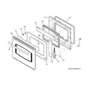 GE PK916DR3BB door diagram