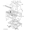 GE PSA1201RSS01 oven cavity parts diagram
