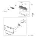 GE GFSL6KEXDLS freezer section diagram