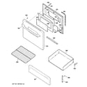 GE JBS15M2BB door & drawer parts diagram