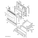 GE JGBS23SEM6SS door & drawer parts diagram