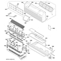 GE AZ61H09EADW1 grille, heater & base pan parts diagram