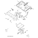 GE JGBS14PCD1WW gas & burner parts diagram