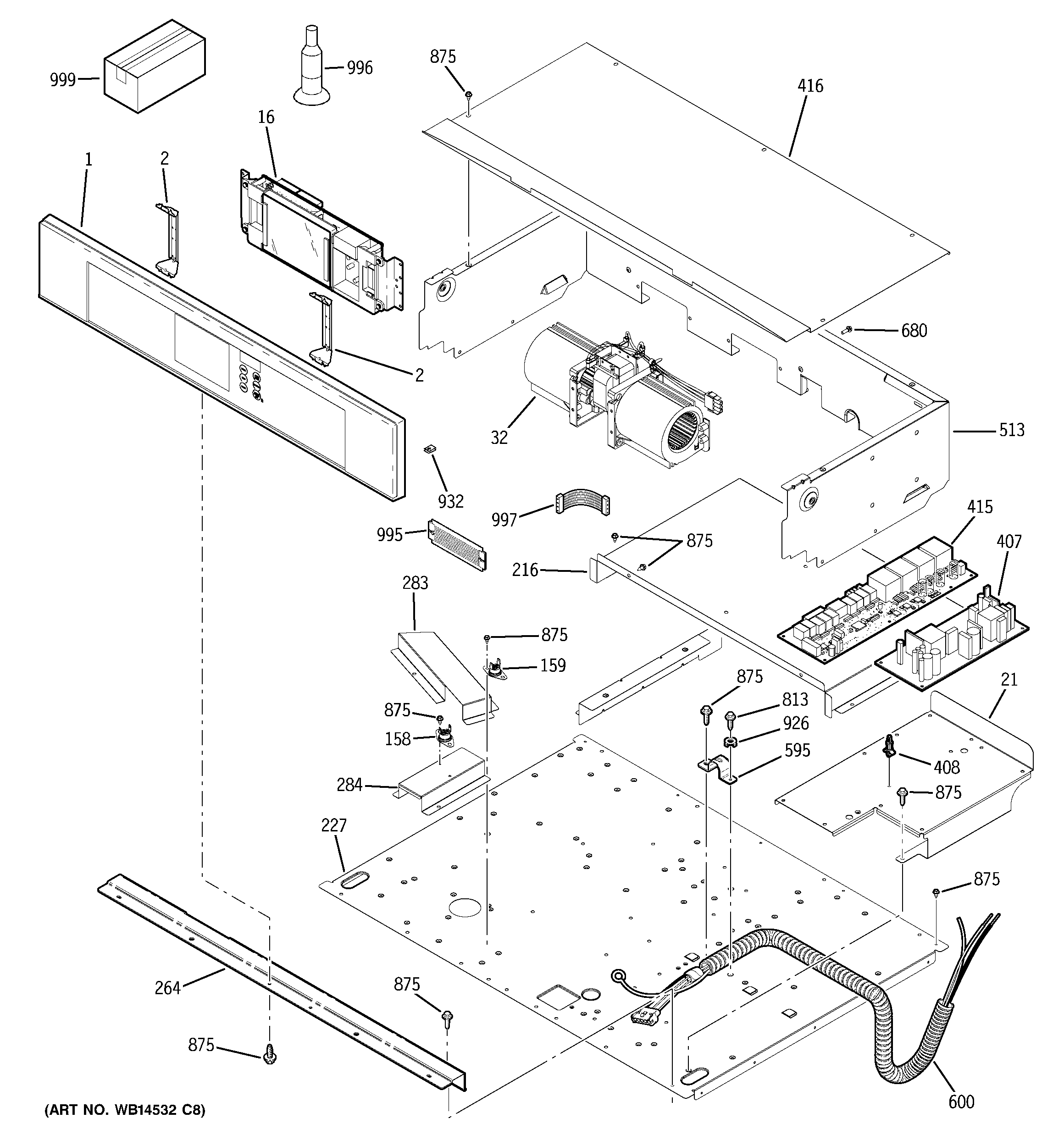 GE ZET2RM3SS control panel diagram