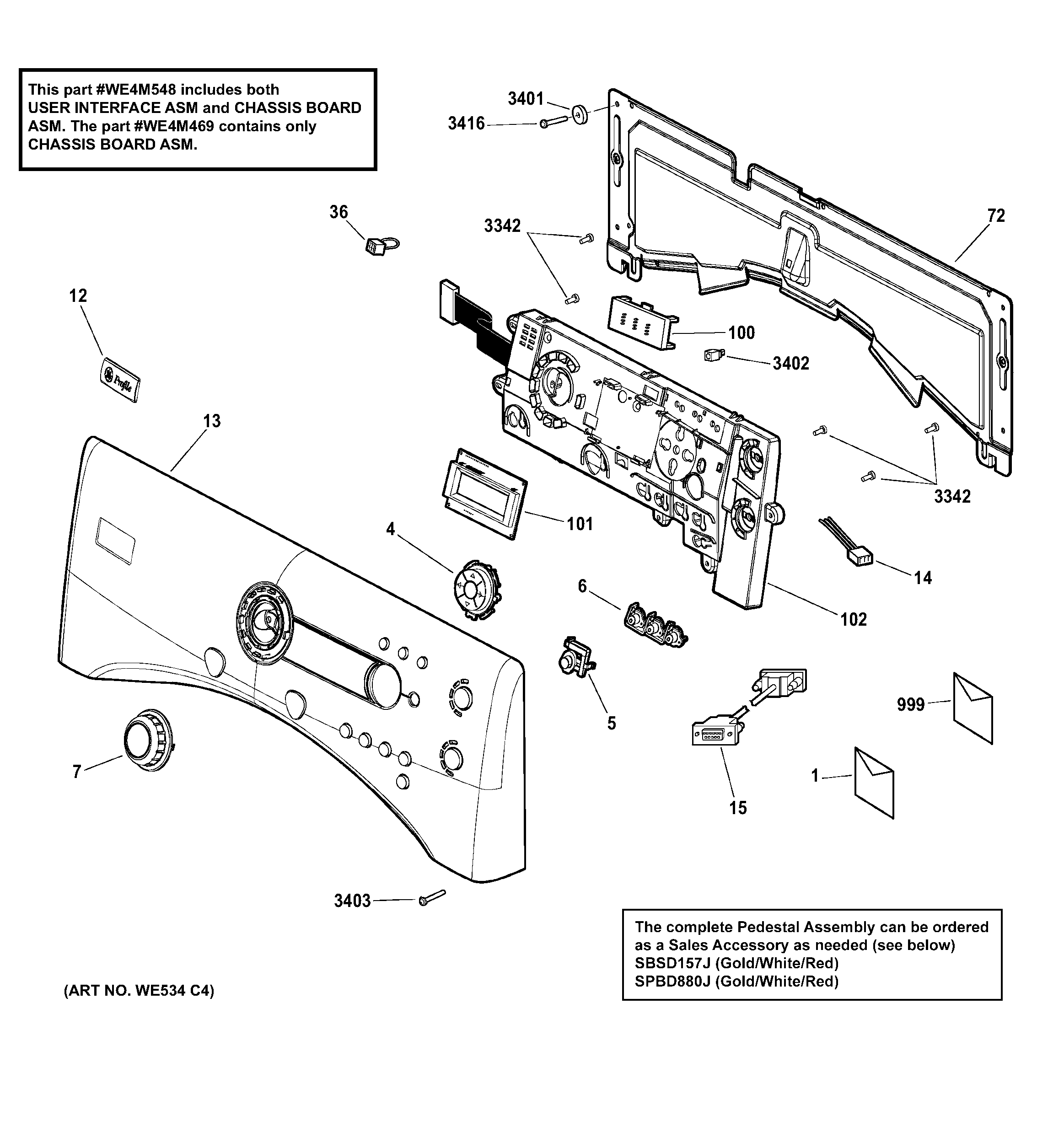 GE DPVH880GJ3MG controls & backsplash diagram