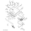 GE JGB840SET3SS gas & burner parts diagram
