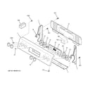 GE JBP35DIM6WW control panel diagram
