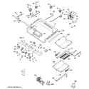 GE PGB930DET3WW gas & burner parts diagram