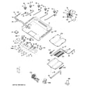 GE PGB980SET3SS gas & burner parts diagram