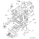 GE PGB980SET3SS body parts diagram