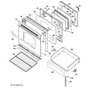 GE JGB282DET3WW door & drawer parts diagram