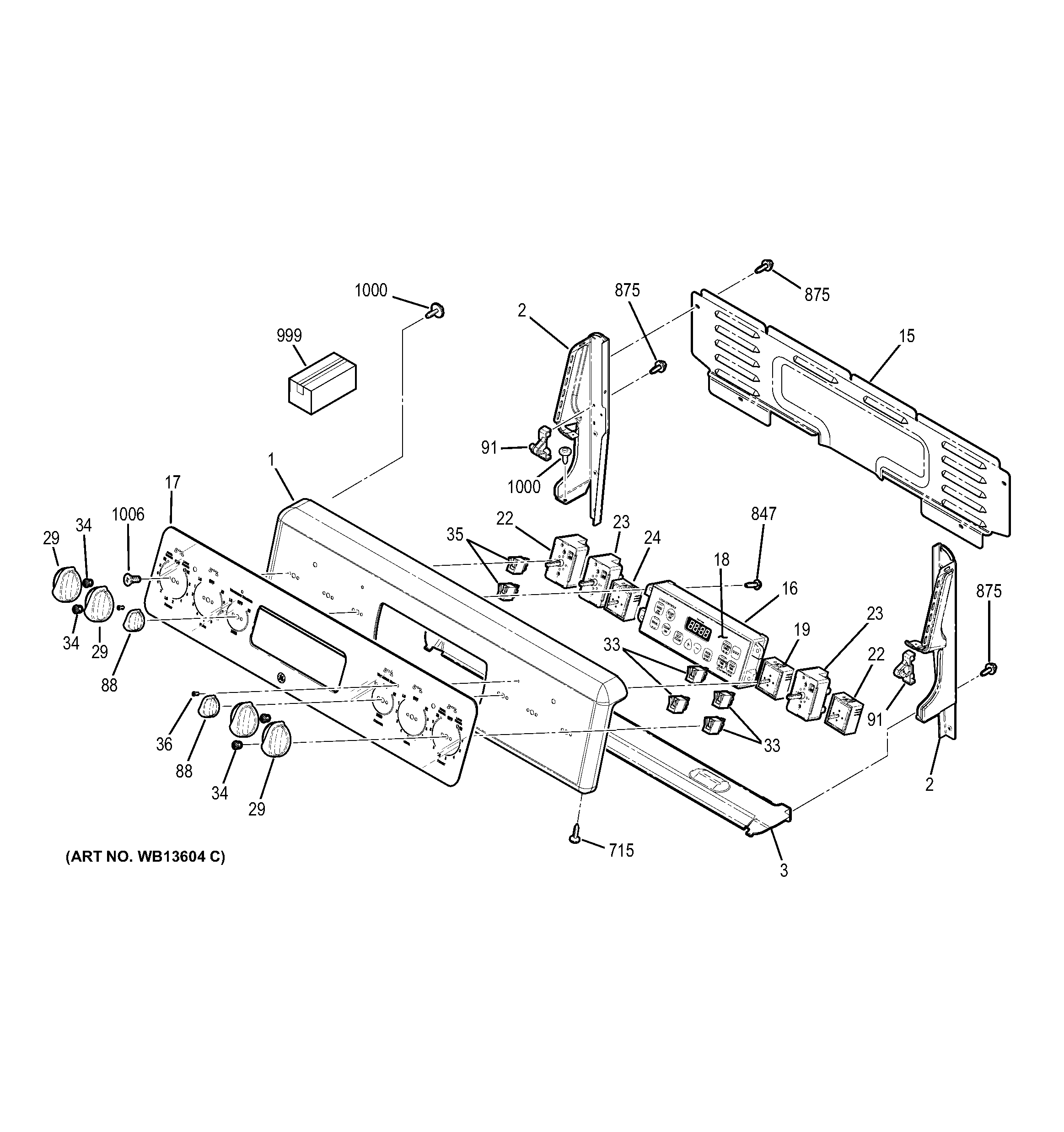 GE JBP81SK2SS control panel diagram