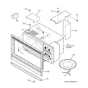 GE JTP90DP2WW microwave enclosure diagram