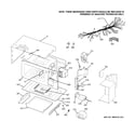 GE JTP90DP3WW microwave body parts diagram