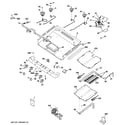 GE PGB930DET1BB gas & burner parts diagram