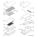 GE ZGU484NGP4SS grill & griddle assembly diagram