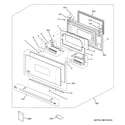 GE ZSC2000FBB01 door parts diagram