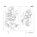 GE ZSC2000FBB01 latch board parts diagram