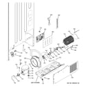 GE GNS22EGEBFBB machine compartment diagram