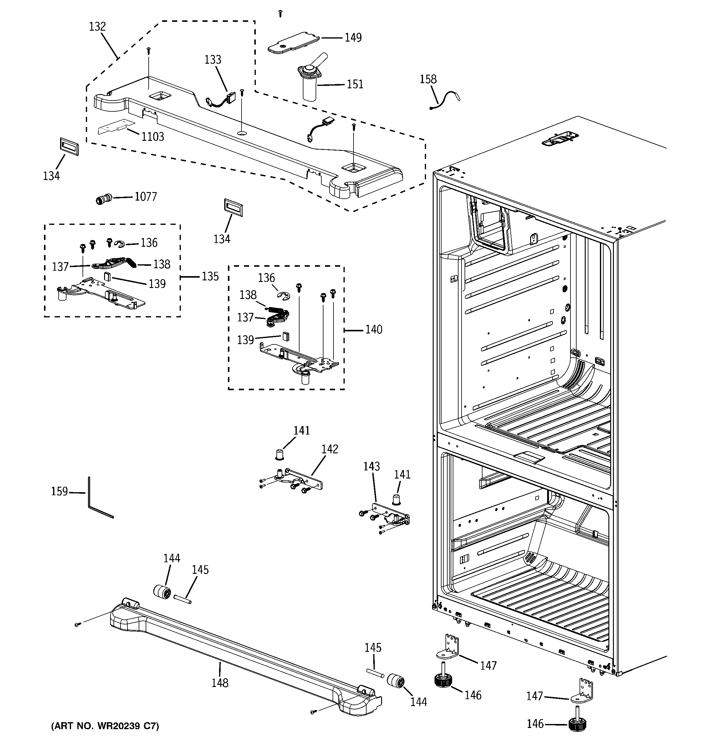 GE GFSS6KKYCSS case parts diagram