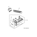 GE GTH18GCDERBB ice maker diagram