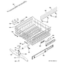 GE ZBD8920D00SS upper rack assembly diagram