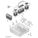 GE ZBD8920D00SS lower rack assembly diagram
