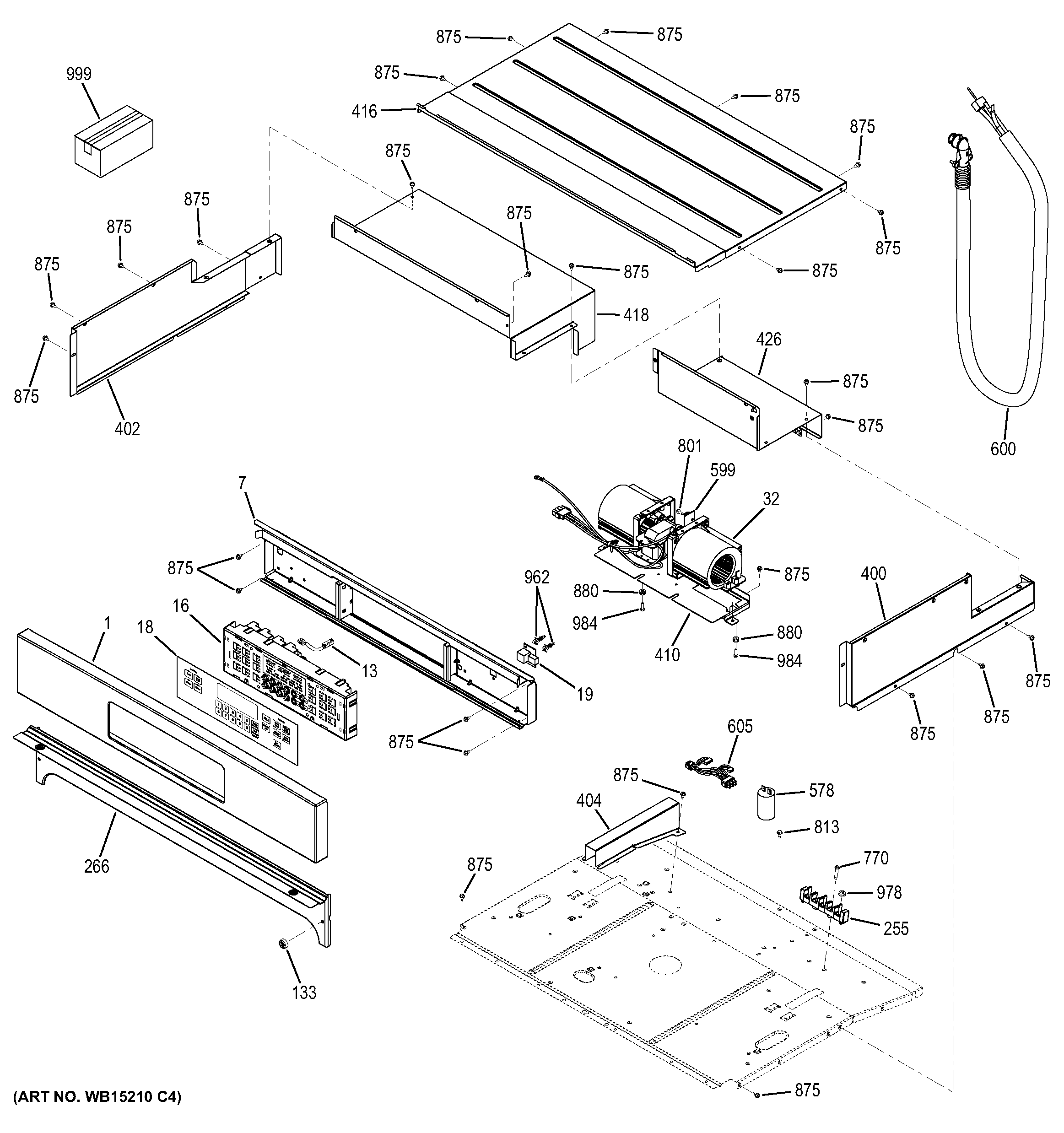 GE JK3000SF1SS control panel diagram