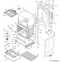 GE JB870TF1WW lower oven diagram