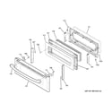 GE JB870TF1WW upper door diagram