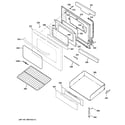 GE ABS45DF1WS door & drawer parts diagram