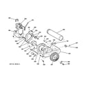 GE DPVH890EJ1MV blower & drive assembly diagram